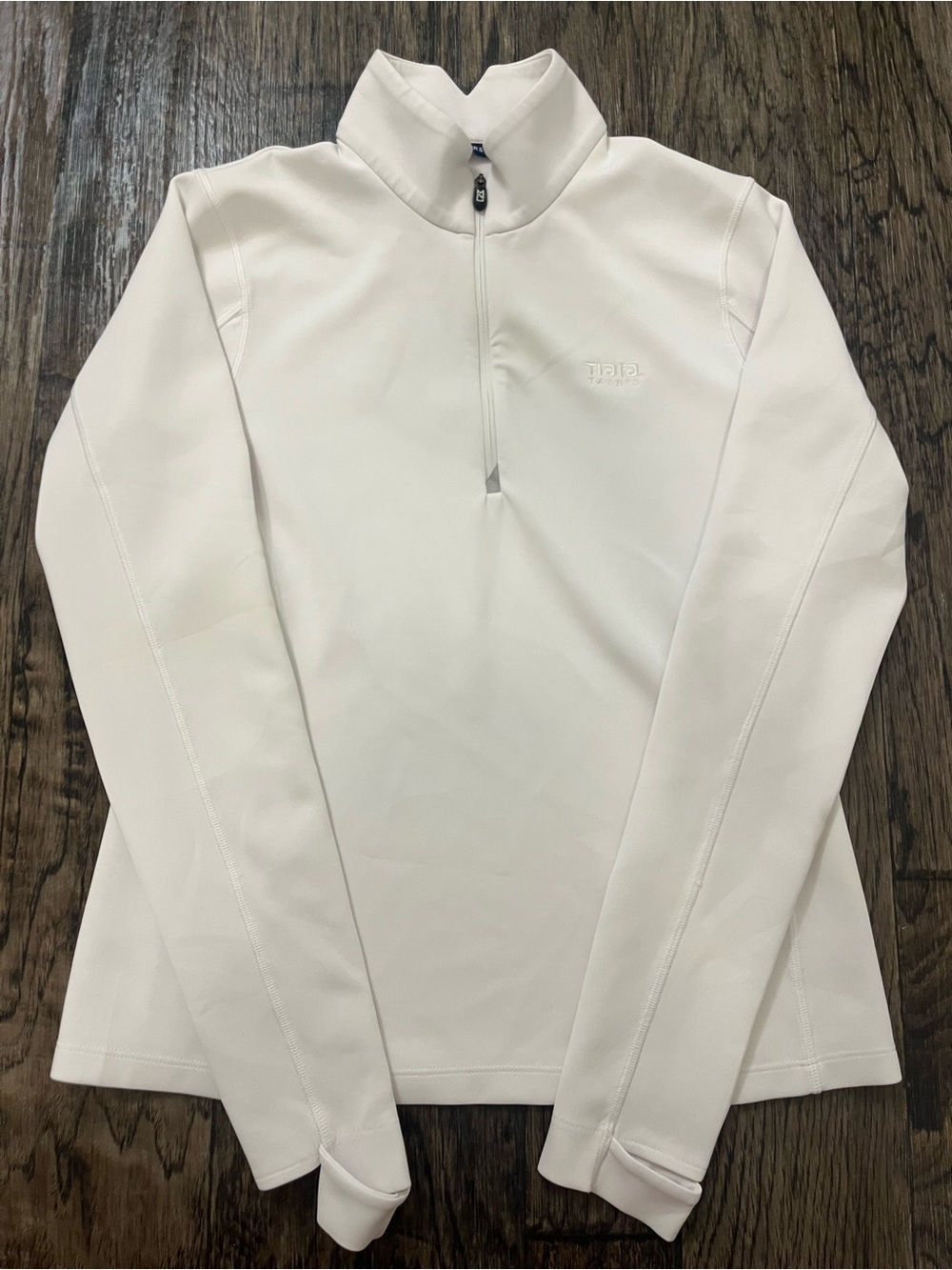 Cutter & Buck White Women’s Half-Zip Ski Pullover
